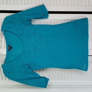 Express sheer lace top